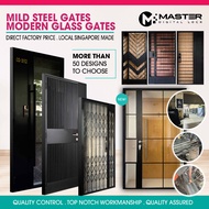 HDB MILD STEEL GATE / GLASS GATE / HDB METAL GATE FOR HDB BY MASTER DIGITAL LOCK PTE LTD