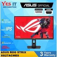 ASUS XG27ACMES ROG Gaming Monitor 27" 255Hz OC 2K QHD Fast IPS HDR400 0.3ms G-Sync Adaptive Sync Typ