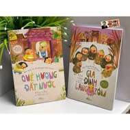 Book - (Combo of 2 color illustrated books) PAINTING FOLK COUNTRY COUNTRY COUNTRY - COUNTRY COUNTRY 