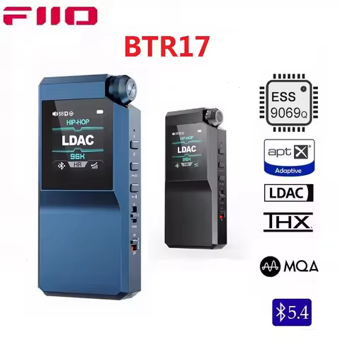 FiiO BTR17 Portable Bluetooth Decoding Earphones Power Amplifier HiFi Custom AAC/SBC/aptX/aptXAdapti