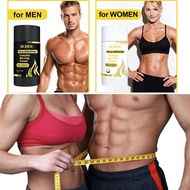 OUHOE MUSCLE BUILDER krim panas pembina otot burning muscle keluarkan otot peramping perut buang lem