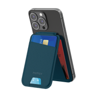 MOMAX - 1-Wallet 磁吸卡片套支架 (藍) - SR29B