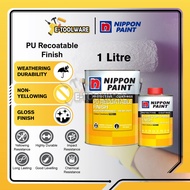 1L Nippon Paint PU Recoatable Finish Gloss / Soft Matt
