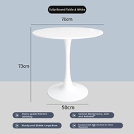 FANKALONG | Sleek Round Black Lacquer Coffee Chat Table