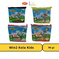 Win2 Kola Kids Cream Filled Biscuits 96g Chocolate Biscuits Cheese/s Milk/s Strawberry/s