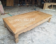 Sập gỗ - di văng gỗ sồi làm giường ở phòng khách hoặc phòng ngủ