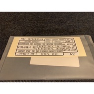 HONDA American Standard CIVIC EM1 K8 Two-Door Tire Specification Sticker