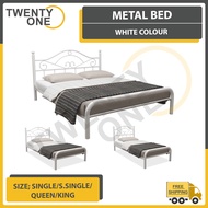 Twentyone METAL BED FRAME(SINGLE/SUPER SINGLE/QUEEN/KING)