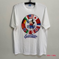 Vintage 90s Mickey Mouse T-Shirt • Epcot Center Single Seam Authentic From A Second-Hand Bag