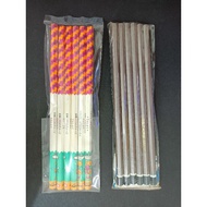 6 pieces - Gold Horse / Japan Wooden HB Pencil / Pensil