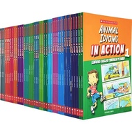 English books - Scholastic in action 45 color import box set