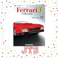 JTS DEAGOSTINI Vol.53 348 TS 1989 1:24 Le Grandi Ferrari Collection Diecast Model Car Display Box Ma
