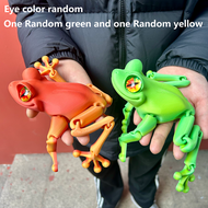 3D printed frog statue flexible 3D printed animal colorful animal statue gift 27cm/10.63in 18cm/7.09