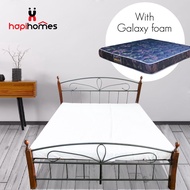 Hapihomes Hilton 54x75 Double Size Bed frame w/ Galaxy Foam 54x75