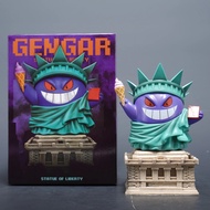 Statue of Liberty Gengar Pokemon GK Figure Collectible Statue Model Gengar Figurine