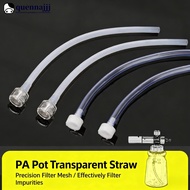 QUENNA 20cm Pressure Washer PA Foam Cannon Suction Tube Thickened Silicone Hose with Built-in Filter