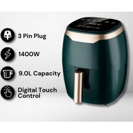 Miracolo : 9.0L Air Fryer Large High-Capacity Air Fryer AF601D AIRFRYER (9.0 L) AF601D Mesin Goreng 