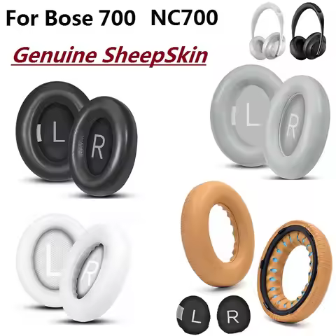 Genuine SheepSkin Ear Pads For Bose QuietComfort 700 NC700 headsets replacement high quality earmuff