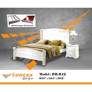 EUREKA B42 Classic Queen/King Bed Frame / Katil Kayu (Deliver &amp; Installation Klang Valley)