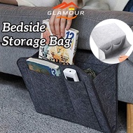 [SG] 2pcs Bedside Storage Bedside Phone Holder phone holder bed Sofa Pouch Couch Felt Bedside Storag