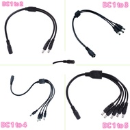1pcs 1 DC Female To 2/3/4/5/8 DC Male plug Power Cord adapter 30CM long wire DC Connector Cable Spli
