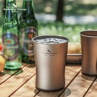 99.9% Pure Titanium Cup 01019/Biwei/Single Layer/Beer Cup/240ml/380ml/600ml/Lidless/Water Cup/Tea Cu