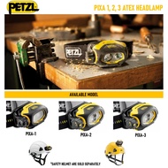 Petzl Pixa 1, 2, 3 Intrinsically Safe / Ex Proof Headlamp, Headband & Mounting Plate Included, Flash