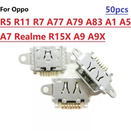 10-100pcs New Charger 7 Pin Micro Usb Charging Port Connector Socket For Oppo R5 R11 R7 A77 A79 A83 