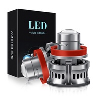 Automotive H7 9006 laser car headlight bulb lens light H11 9005 auto LED headlight projector fog Lam