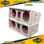 Line Array double 8 inch Speaker Box
