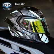 หมวกกันน็อคเต็มใบหุ้มคาง RD  รุ่น CZR  BTรองรับการติดบลูทูธ Bluetooth Helmet  ถอดซักได้ ฟรีถุงผ้า แถ