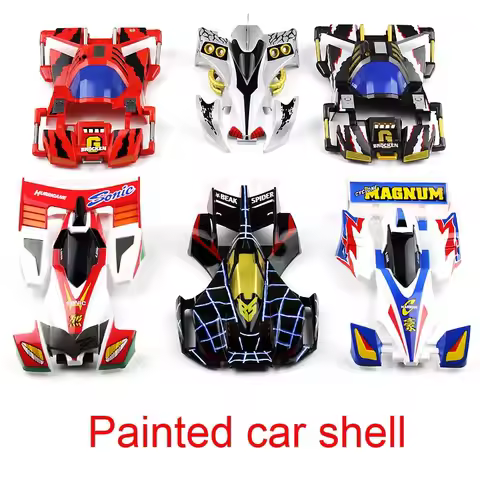 Link 1 Combination Mini 4WD Car Painted Cowl Shell Brocken Magnum/Sonic Saber/Beak Spider/Brocken/Tr