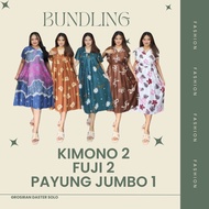 GDS - CONTENTS 5PCS (2 PCS JUMBO KIMONO DRESS + 2 PCS FUJI LAURA DRESS + 1 PCS JUMBO UMBRELLA DRESS)