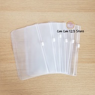 Ziplock A5 & A6 PVC Waterproof Zip Bag 6 Hole for Cash Planner Notebook Planner