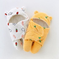 10,00 People Praise Baby Sleeping Bag Newborn Hug Quilt Plus Velvet Thickened Anti-Kick Quilt Dual-U