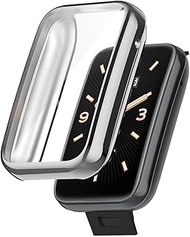 Case for Xiaomi Smart Band 7 Pro, Protective Film, Protective Case, Silicone TPU Screen Protector Ca