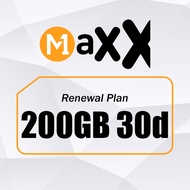 [M1]  Maxx $15 200GB 30 Days Renewal Plan/Mobile topup/eload (Instant Delivery/ 24h Topup Service) 话