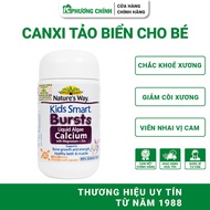 Canxi Tảo Biển Cho Bé Natures Way Kids Smart Bursts Liquid Algae Calcium With Magnesium + Zinc 30 Vi