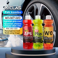 AICLAS Car wash shampoo Wax silicone tyre Foam spray Wax Pra-cuci Larutan cucian utama Cecair pencuc
