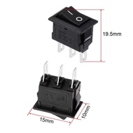 Black 2pin ON-OFF rocker switch - Black 2-pin ON-OFF switch