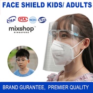 Face Shield Kids/Adults/ PET Protective Isolation Mask/ Anti-spray Face Shield