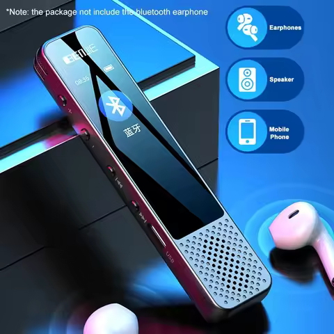 BENJIE G6 Voice Recorder With Speaker Bluetooth MP3 Player 8G/16G/32G/64G Dictaphone 3072Kbps DSP No