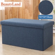 [Ready Stock]~ BeautyLand Extra Large Ottoman Foldable Home Storage Bench Stool