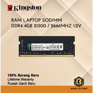 KINGSTON SODIMM DDR4 4GB PC2666 LAPTOP MEMORY RAM DDR4 RAM LAPTOP