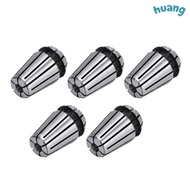 LONNG 5Pcs ER11 Spring Collet Set, 40Cr High Accuracy CNC Collet Chuck, Precision 1/16" to 1/4" Rang