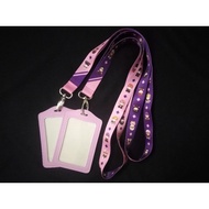 PO Obey me lanyard double sided print including card holder chibi ver. fan merch by me (read descrip