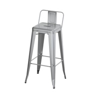 XUXU Steel bar stool เก้าอี้บาร์ เก้าอี้บาร์เหล็ก เก้าอี้สตูล ทรงสูง พร้อมพนักพิง ที่นั่ง เก้าอี้คาเฟ่ เก้าอี้วางซ้อนได้ทันสมัย เก้าอี้เหล็ก