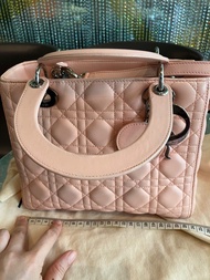 Dior lady Dior 💯 authentic real 袋 包包 pink 迪奧