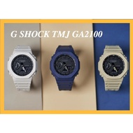 G shock TMJ GA2100 Blue/White/Beige G shock GA 2100 Autolight jam tangan G shock White G shock Blue Jam G shock GA2100