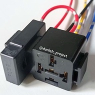 4-Prong RELAY Socket + Fuse Socket | RELAY SOCKET PLUS FUSE SOCKET